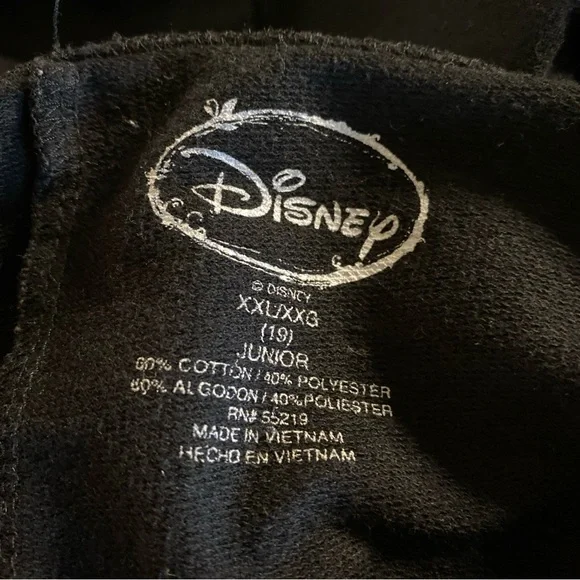 Disney Women Juniors XXL 19 Sweatshirt Pullover Tinker Bell Graphic Lightweight - Picture 8 of 11